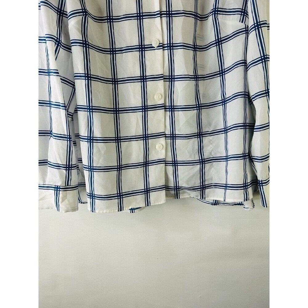 Nwot Pendleton Gingham Plaid Button Front Shirt B… - image 4
